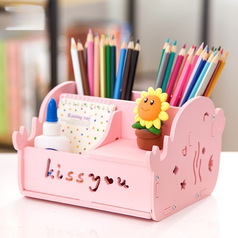 Cute Creative Multi-functional Large-capacity Stationery Organizer…