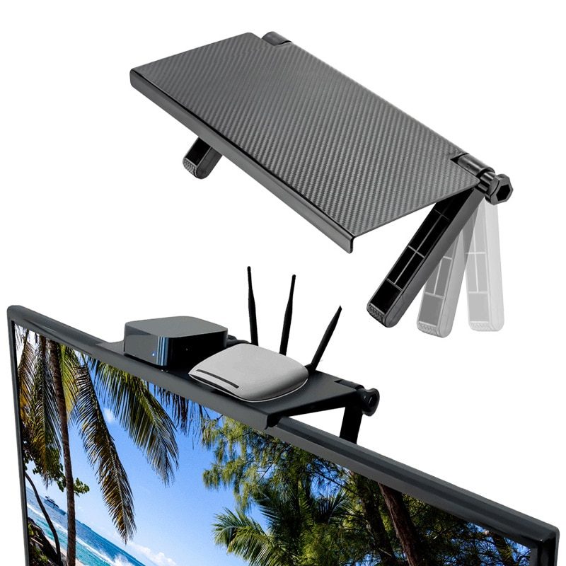 Adjustable Screen Top Shelf Display Shelf Computer Monitor Riser…