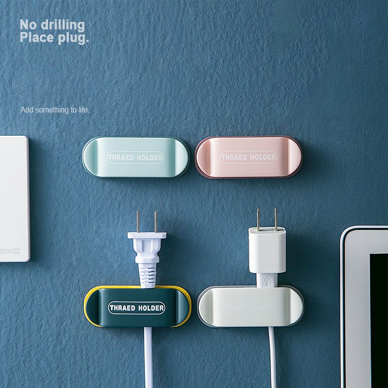 Home Plug Sticky Hook Fixer Hanging Hook Wire Fixer Wire Hanging…
