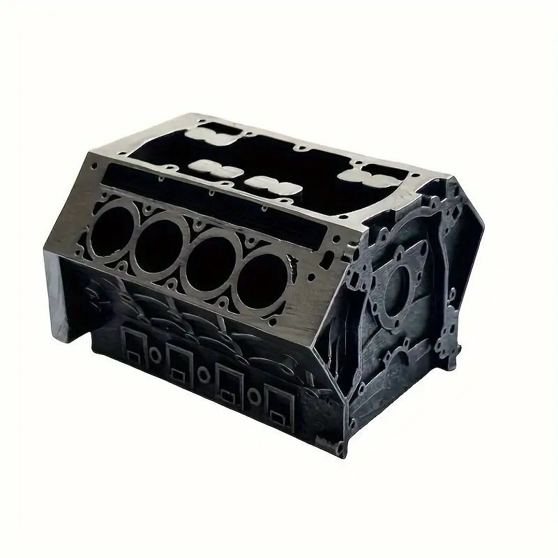Engine Block Desk Organizer: Modern art for desktop/bookshelf.…
