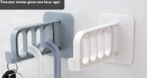 Hanger storage artifact-four-hole-white-1 bag