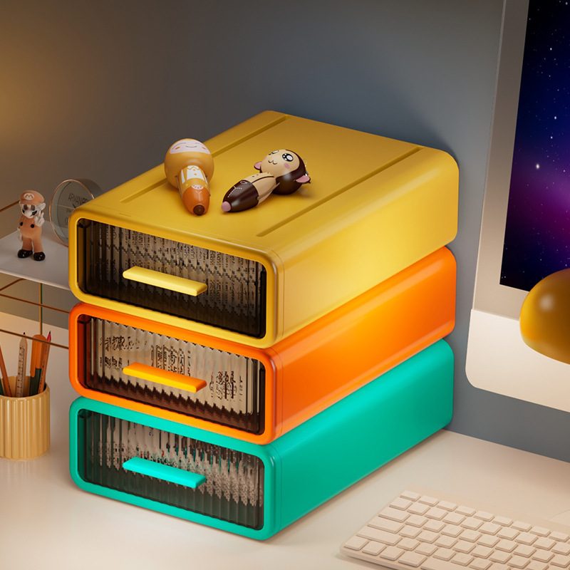 Drawer Type Desktop Storage Box Multifunctional Office Desk Storage…