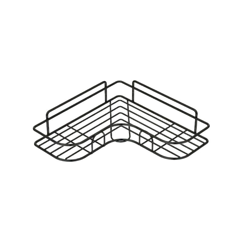 Bathroom Storage Rack Toilet Washroom Wall-Mounted Hole-Free Multi-Functional Iron Mesh Long Strip Organizer