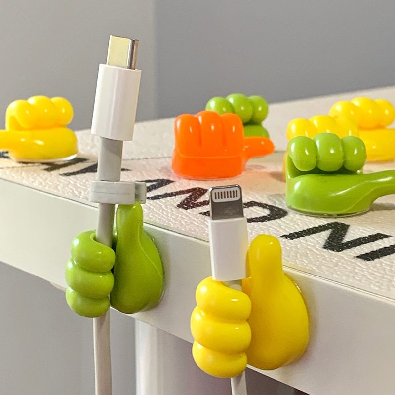 Thumb Wire Holder Wire Organizer Wall Hook Strong No Trace…