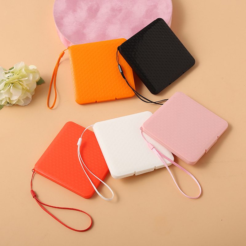 Lattice Mask Storage Box Dustproof And Anti-Pollution Mask Temporary Storage Clip Outdoor Portable Storage Box
