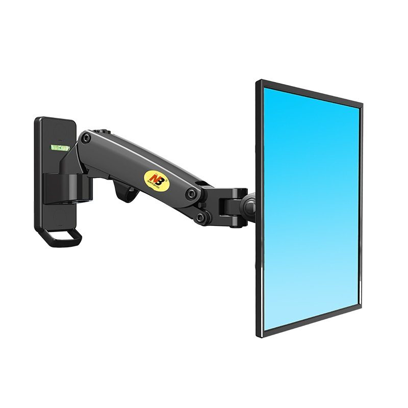 North Bayou F120 Wall-Mount Gas-Spring Monitor Arm — VESA 75/100