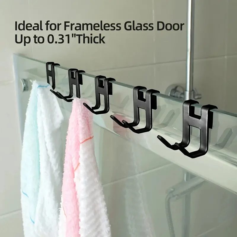 Door Hook Drawer Home Punch-free Double Row Creative Iron Hook
