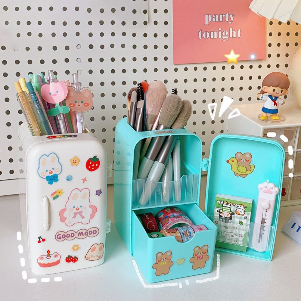 Style Cartoon Creative Refrigerator Pen Holder Cute Large Capacity…